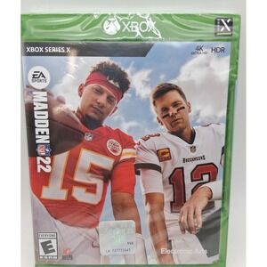 Madden NFL 22 Video Game for Xbox Series X 4K HDR New Sealed